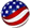 USA flag round image